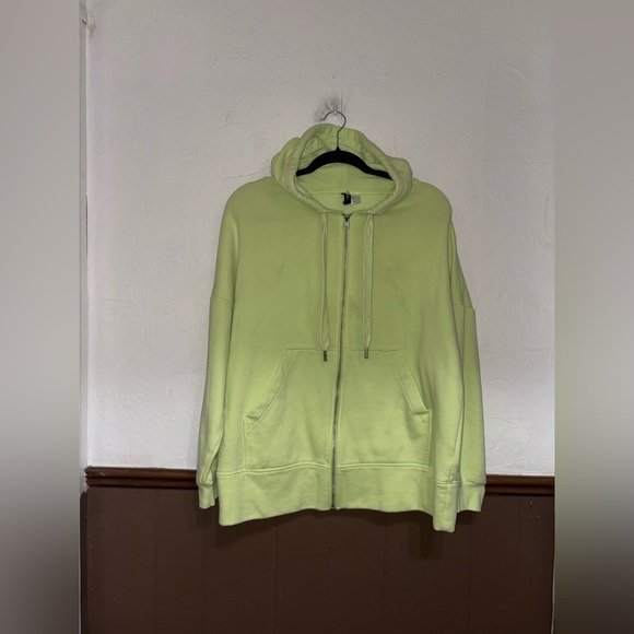 Divided Tops - Divided | Green Zipper Hoodie